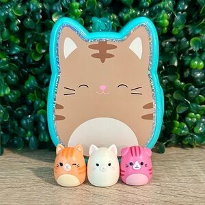 Squish-a-longs by Squishmallows Series 1 Clip-a-longs Cat Bundle